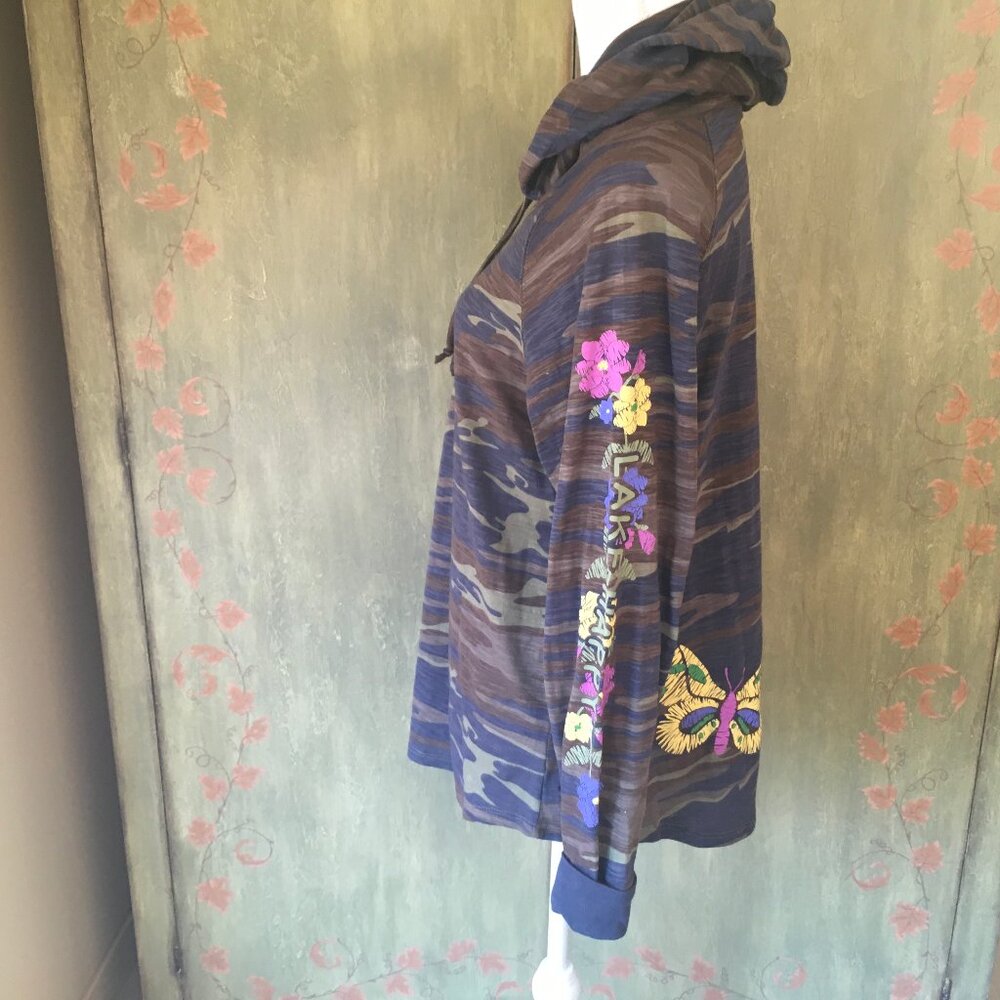 Lake Happy Hooded Top Size L
